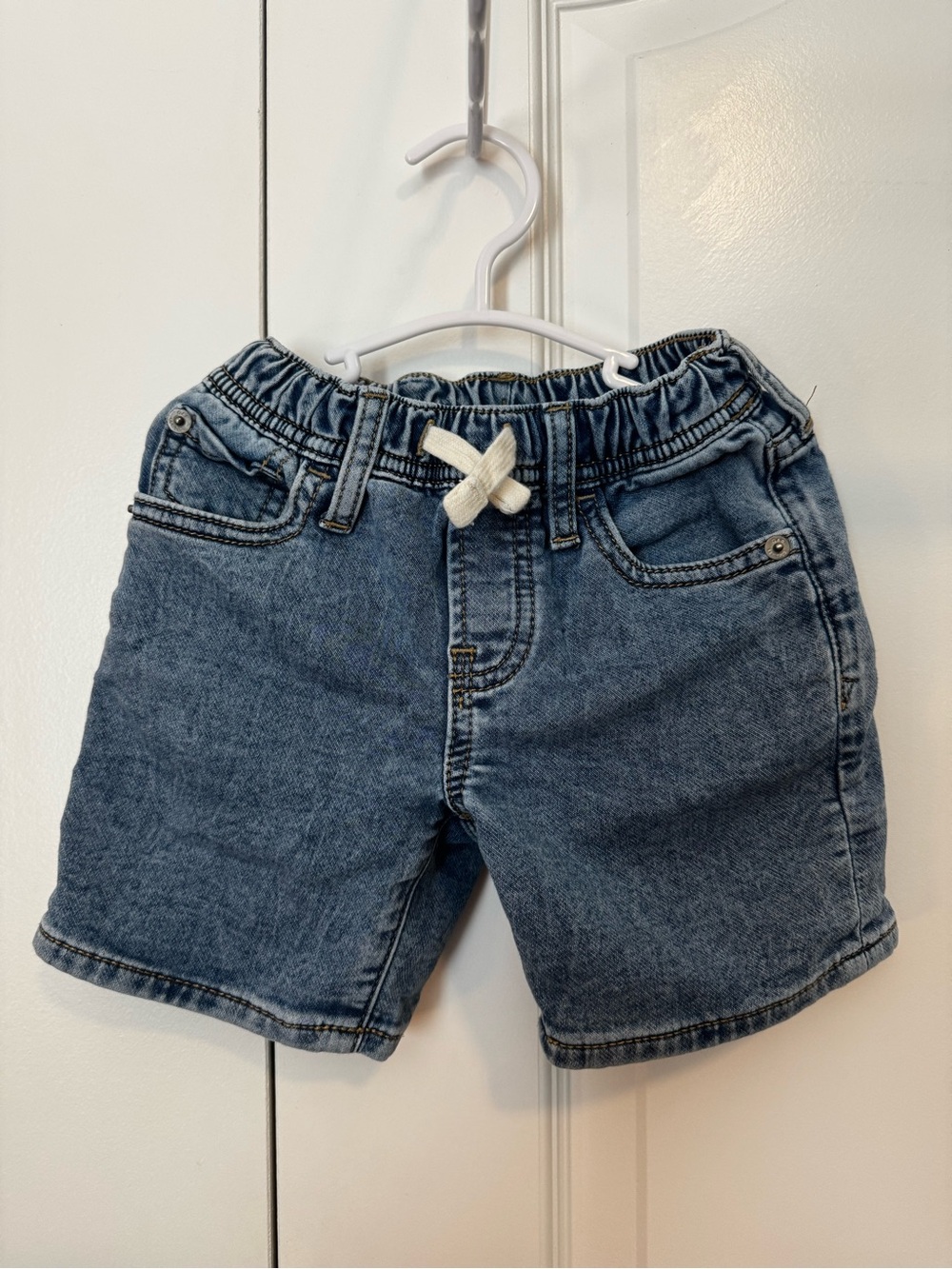 GAP Kids Denim Shorts with Elastic Waist - Blue